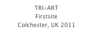 TRI-ART
Firstsite
Colchester, UK 2011